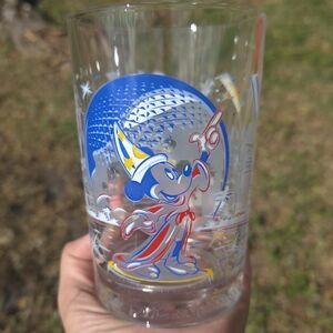 Walt Disney World Remember The Magic 25th Anniversary McDonalds Mickey Glass Cup